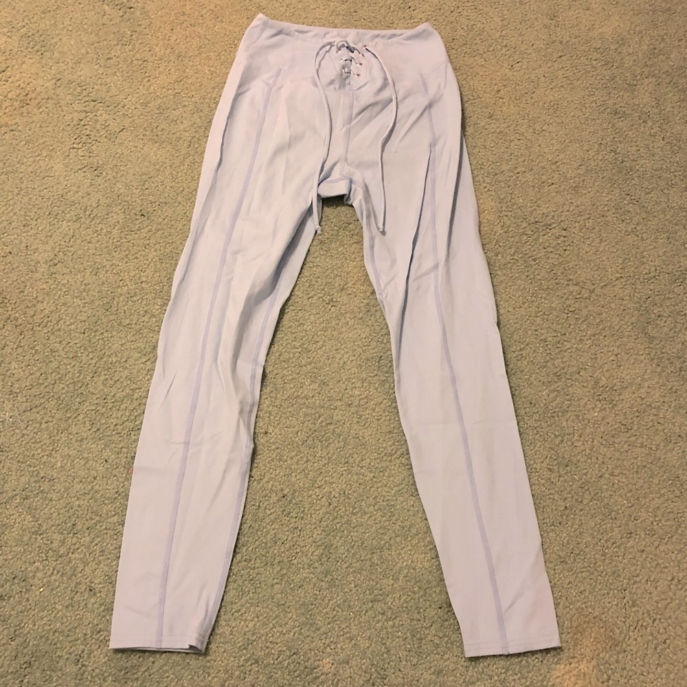PacSun L.A Hearts Corset Waist Active Blue Leggings